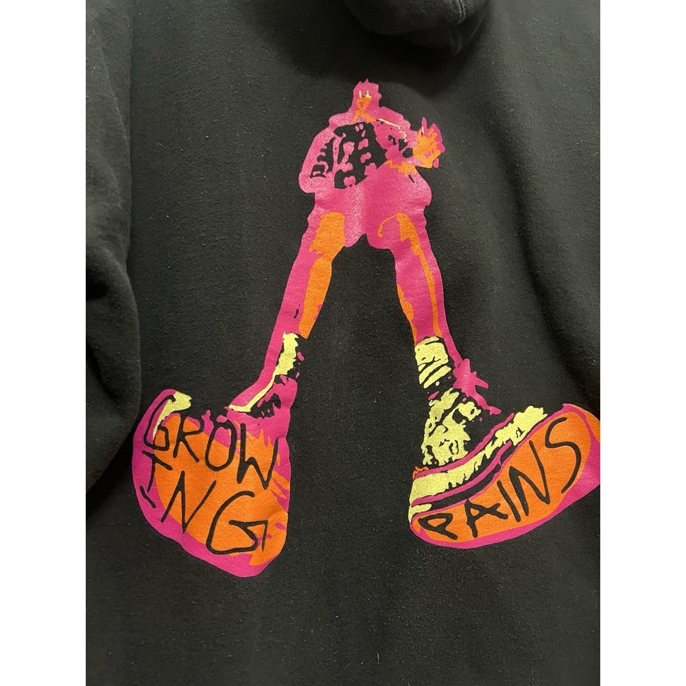 Bespoke Sweatshirt OOAK Growing Pains Streetwear Grunge Size Large Blank Hoodie‎